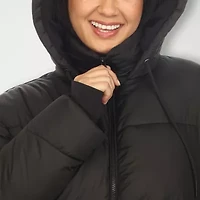 White Mark Womens Plus Lightweight Bomber Jacket