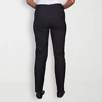 Alfred Dunner Womens Slim Pull-On Pant