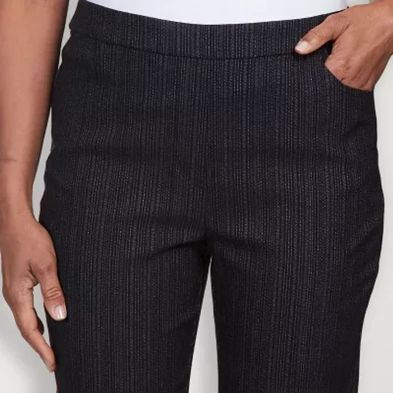 Alfred Dunner Womens Slim Pull-On Pant