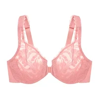 Glamorise WonderWire® Front-Closure Stretch Lace Underwire Bra-9245