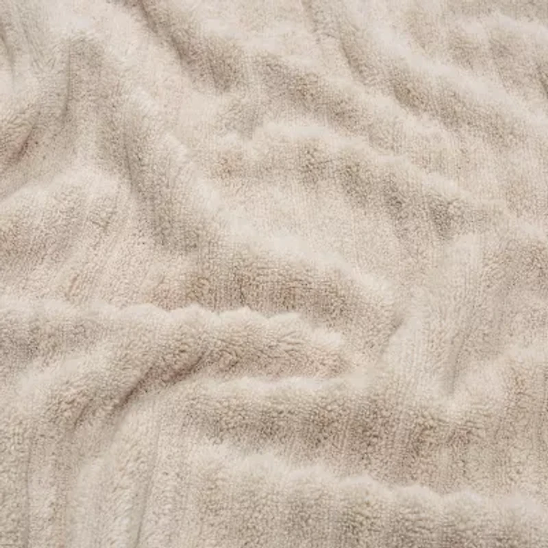 Linery Ribbed Cotton 4-pc. Quick Dry Bath Towel