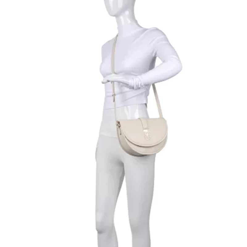 Cavalli Class Marina Saddle Flap Crossbody Bag