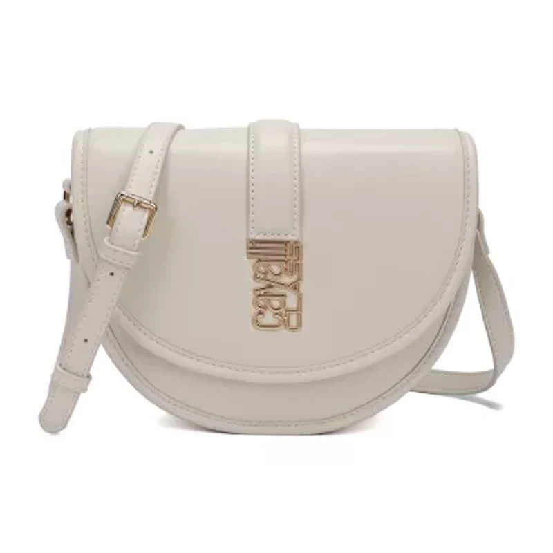 Cavalli Class Marina Saddle Flap Crossbody Bag