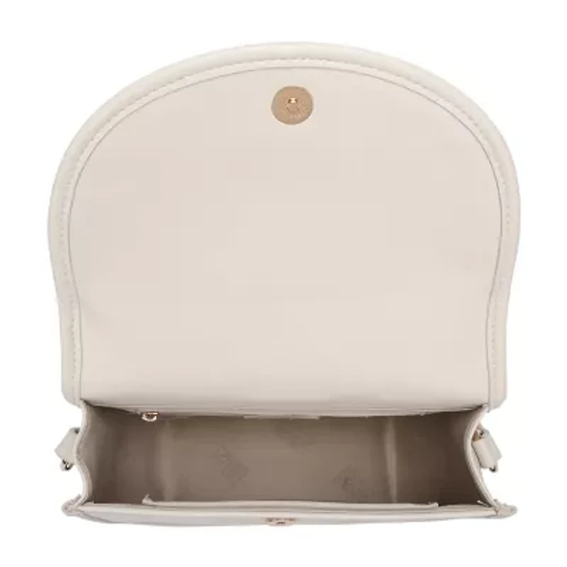 Cavalli Class Marina Saddle Flap Crossbody Bag