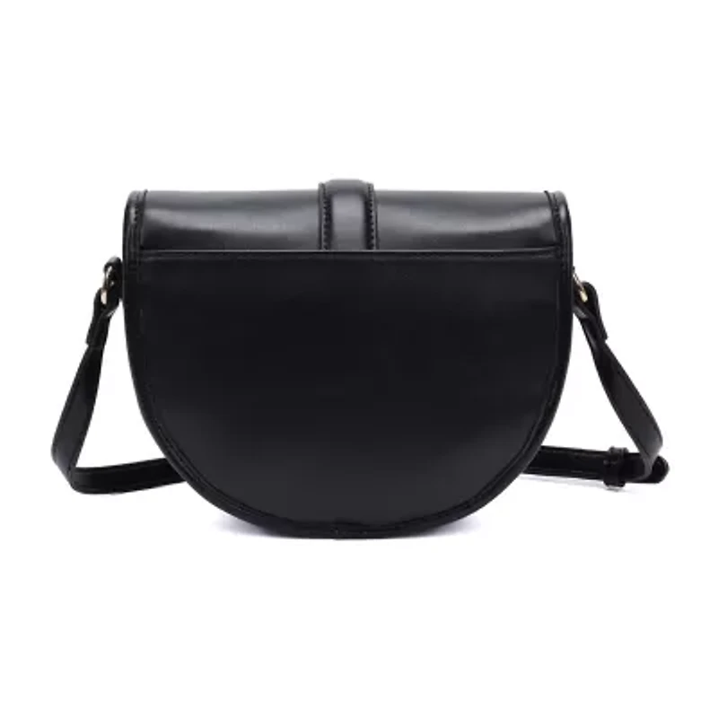 Cavalli Class Marina Saddle Flap Crossbody Bag