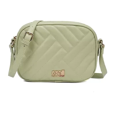 Cavalli Class Marzia Top Zip Shoulder Camera Crossbody Bag