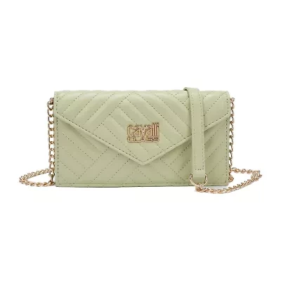 Cavalli Class Valeria Quilted Womens Envelope Wallet