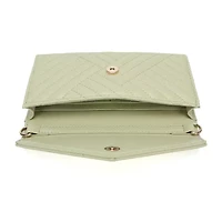 Cavalli Class Valeria Quilted Womens Envelope Wallet