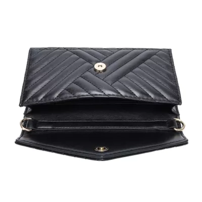 Cavalli Class Valeria Quilted Womens Envelope Wallet