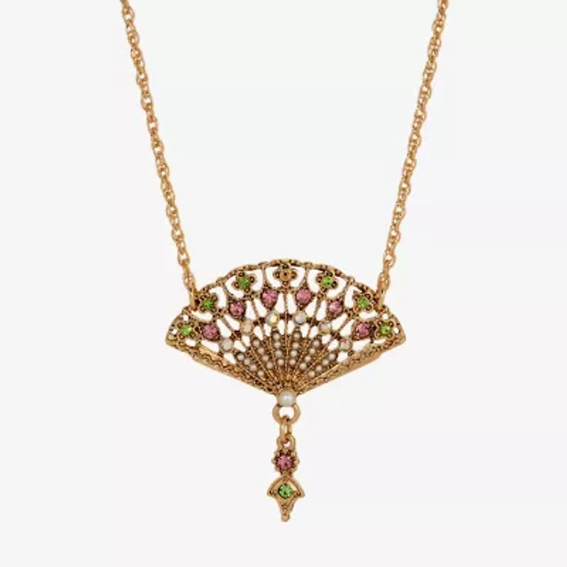 1928 Womens Alloy 16 Inch Pendant Necklace