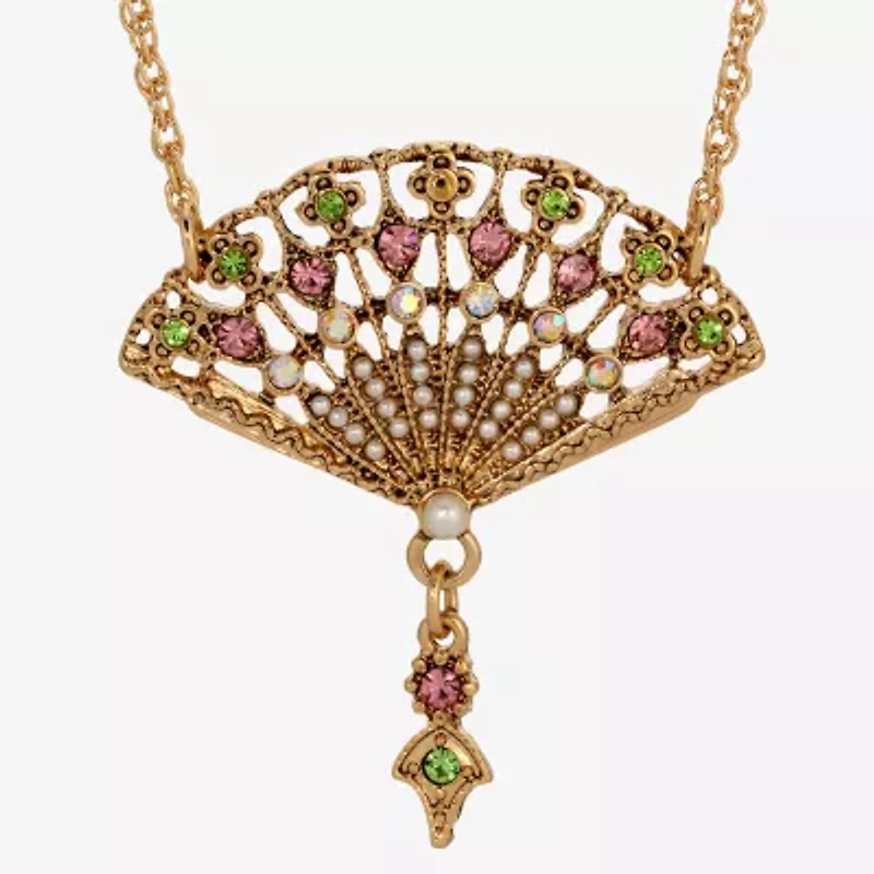 1928 Womens Alloy 16 Inch Pendant Necklace