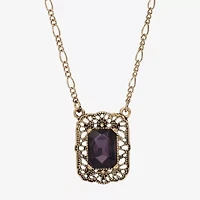 1928 Womens Alloy 16 Inch Pendant Necklace