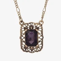 1928 Womens Alloy 16 Inch Pendant Necklace