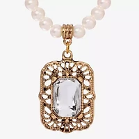 1928 Womens Alloy 15 Inch Pendant Necklace