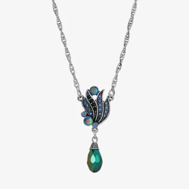 1928 Womens Alloy 16 Inch Pendant Necklace