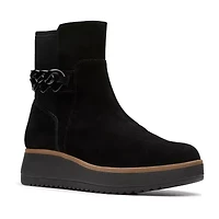 Clarks Womens Zylah Rose Wedge Ankle Boots