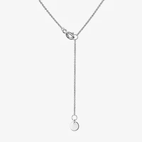 Womens Gemstone Sterling Silver Pear Pendant Necklace