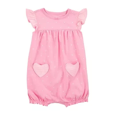 Carter's Baby Girls Sleeveless Dots Romper