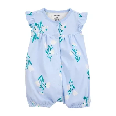 Carter's Baby Girls Sleeveless Floral Romper
