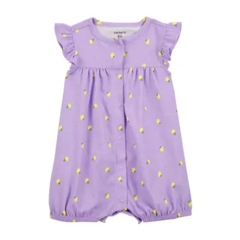 Carter's Baby Girls Sleeveless Floral Romper