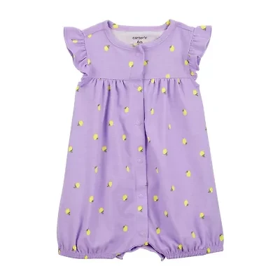 Carter's Baby Girls Sleeveless Floral Romper