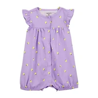 Carter's Baby Girls Sleeveless Floral Romper