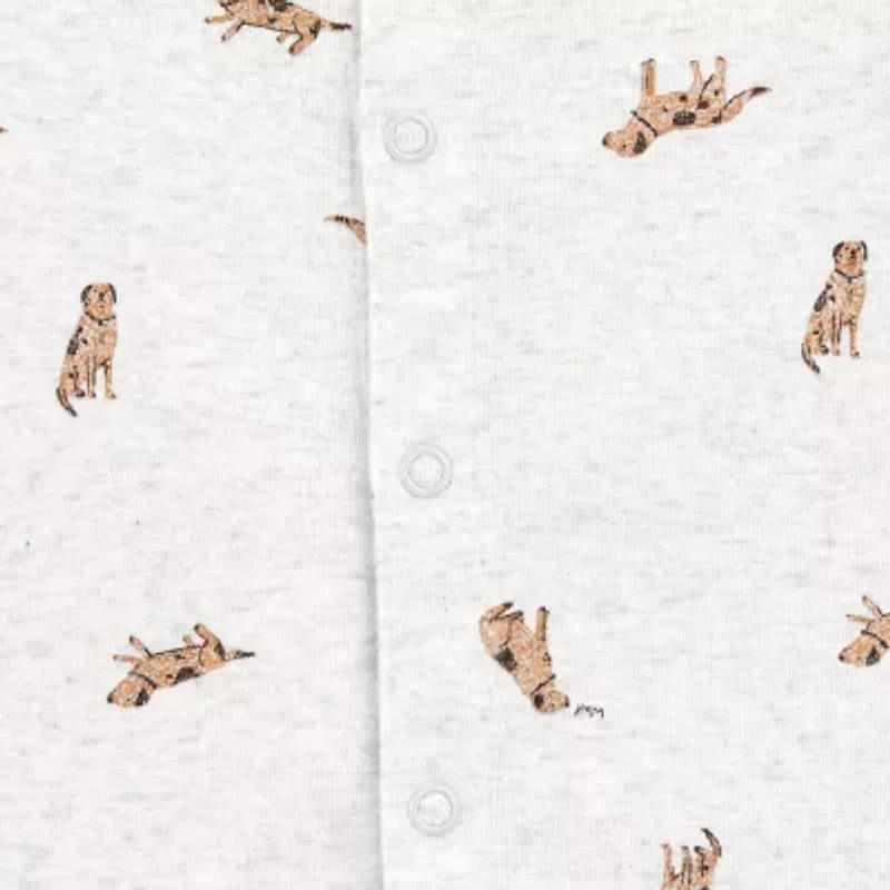Carter's Baby Boys Short Sleeve Animal Romper