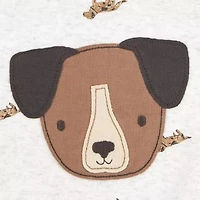 Carter's Baby Boys Short Sleeve Animal Romper