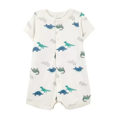 Carter's Baby Boys Short Sleeve Animal Romper