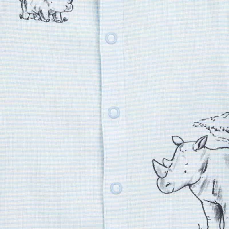 Carter's Baby Boys Short Sleeve Animal Romper