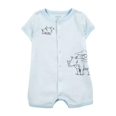 Carter's Baby Boys Short Sleeve Animal Romper