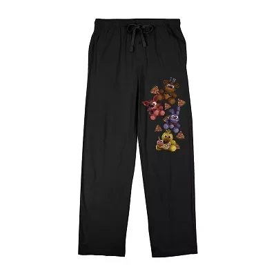 Five Nights At Freddys Mens Fleece 1 Pair Pajama Pants