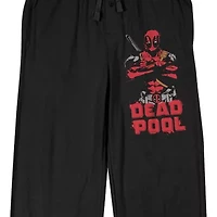 Deadpool Mens Fleece 1 Pair Pajama Pants