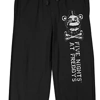 Five Nights At Freddys Mens Fleece 1 Pair Pajama Pants