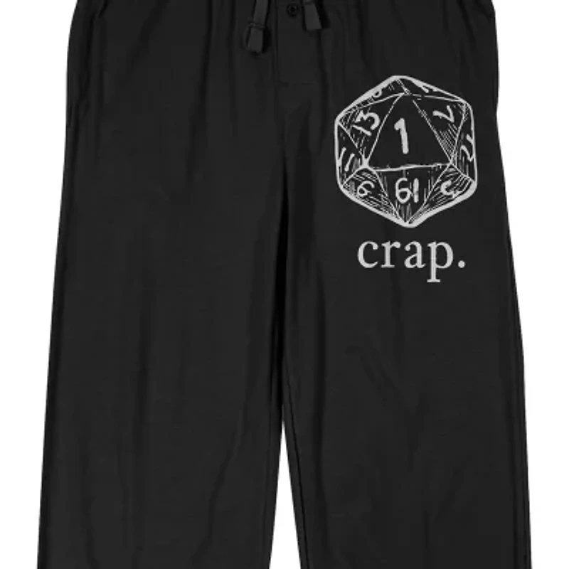 Dungeons And Dragons Mens Fleece 1 Pair Pajama Pants