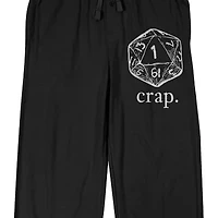 Dungeons And Dragons Mens Fleece 1 Pair Pajama Pants