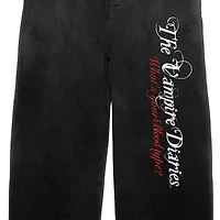 Vampire Diaries Mens Fleece 1 Pair Pajama Pants