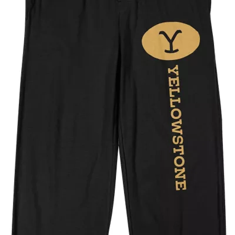 Yellowstone Mens Fleece 1 Pair Pajama Pants