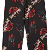 Jurassic Park Mens Fleece 1 Pair Pajama Pants