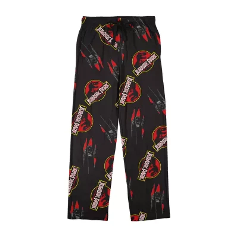 Jurassic Park Mens Fleece 1 Pair Pajama Pants