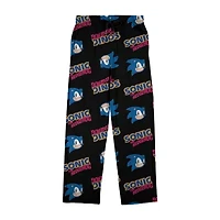 Sonic The Hedgehog Mens Fleece 1 Pair Pajama Pants