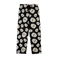 Friday The 13th Jason Mask Mens Fleece 1 Pair Pajama Pants
