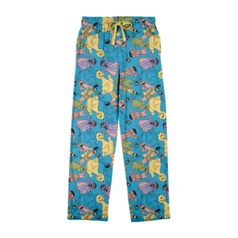 Sesame Street Mens Fleece 1 Pair Pajama Pants