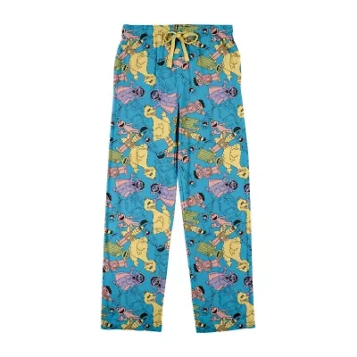Sesame Street Mens Fleece 1 Pair Pajama Pants