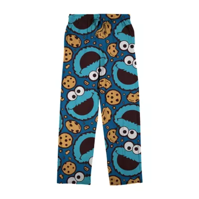 Sesame Street Mens Fleece 1 Pair Pajama Pants