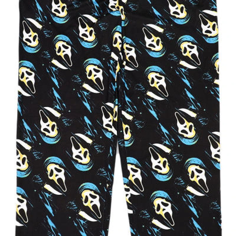 Ghostface Mens Fleece 1 Pair Pajama Pants