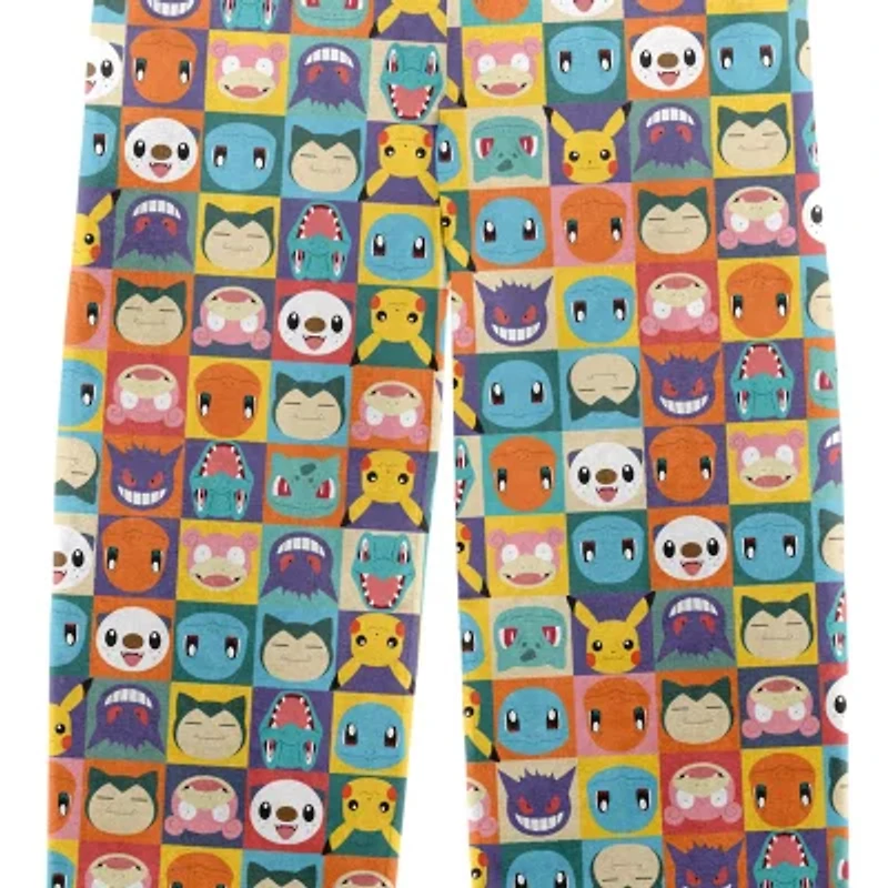 Pokemon Mens Fleece 1 Pair Pajama Pants