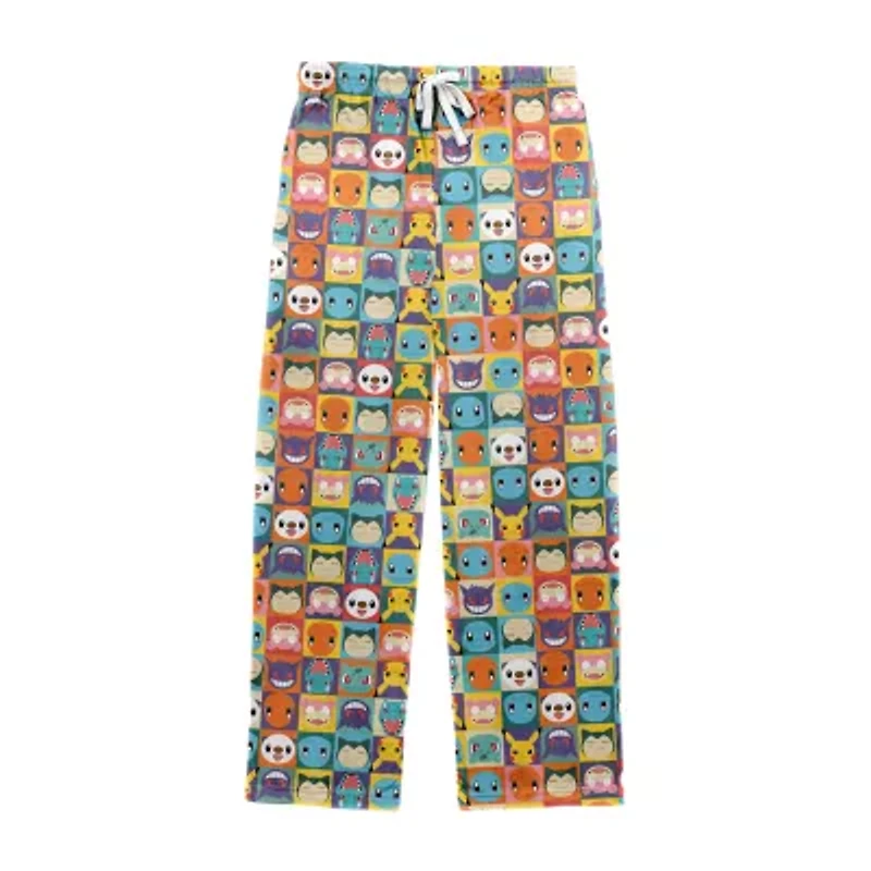 Pokemon Mens Fleece 1 Pair Pajama Pants