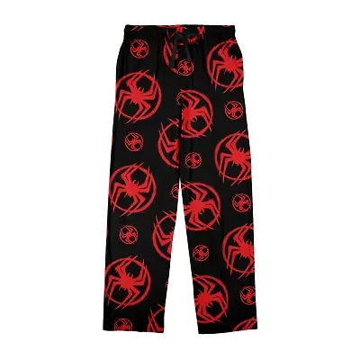 Spider-Man Miles Morales Mens Fleece 1 Pair Pajama Pants