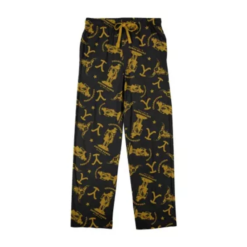 Yellowstone Mens Fleece 1 Pair Pajama Pants